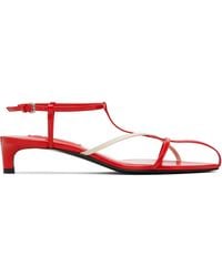 Jil Sander - Cage Low Heeled Sandals - Lyst