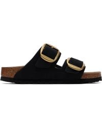 Birkenstock - Narrow Arizona Big Buckle Nubuck Sandals - Lyst