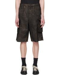 PROTOTYPES - Khaki New Overdyed Camo Shorts - Lyst