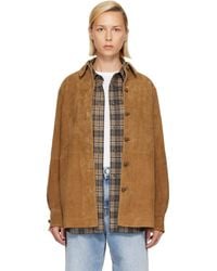 Rohe - Suede Pankou Overshirt - Lyst