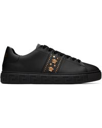 Versace - Greca Embellished Nylon Sneakers - Lyst