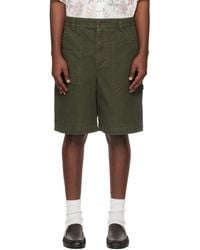 Isabel Marant - Khaki Akyle Shorts - Lyst