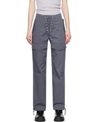 Dion Lee - Gray Hiking Pocket Trousers - Lyst