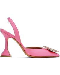 AMINA MUADDI - Pink Begum Sling 95 Heels - Lyst