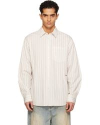 we11done - Striped Basic Shirt - Lyst