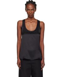 Wardrobe NYC - Débardeur Noir En Soie - Lyst