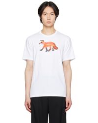 Maison Kitsuné - White Rop Van Mierlo Edition Fox Classic T-shirt - Lyst