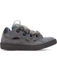 Lanvin - Monocolor Curb Sneakers - Lyst