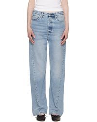 TOTEME - Twisted Seam Full Length Jeans - Lyst