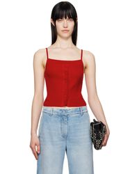 Dries Van Noten - Straight Neck Wool Tank Top - Lyst