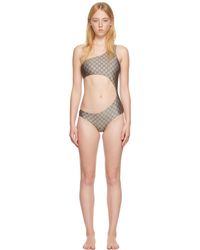 Gucci - Gg One-Piece Swimsuit - Lyst