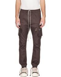 Rick Owens - Tower Heavy Cotton Poplin Mastodon Cargo Pants - Lyst