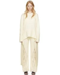 Dion Lee - Distressed-Finish Long-Sleeved Jumper - Lyst