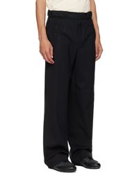 Kiko Kostadinov Klees Embroidery Trousers in Black for Men | Lyst