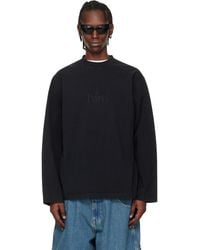 Vetements - 'Paris' Embroidered Longsleeve T-Shirt - Lyst