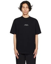 Han Kjobenhavn - T-shirt noir à imprimés - Lyst