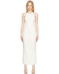 Hervé Léger - White Icon Halter Long Dress - Lyst