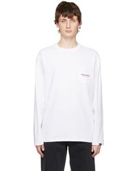 thisisneverthat - ホワイト Pocket 長袖tシャツ - Lyst