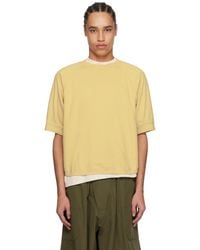 Jan Jan Van Essche - O-Project Cotton Hemp Jersey 3/4 Sleeve T-Shirt - Lyst