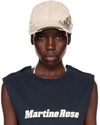 Martine Rose - Casquette À Bord Roulé Exclusive À Ssense - Lyst