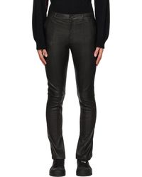 FREI-MUT - Mask Leather Pants - Lyst