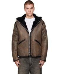 Our Legacy - Leather Full Zip Jacket - Lyst