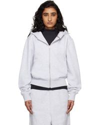 Entire studios - Slim Zip Up Hoodie - Lyst