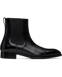 Tom Ford - Leather Elkan Chelsea Boots - Lyst