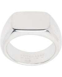 Hatton Labs - Bombe Signet Ring - Lyst