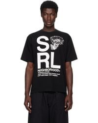 Neighborhood - T-Shirt À Manches Courtes 'Srl' 1 Noir - Lyst