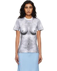 Moschino - Ssense Exclusive Stretch Cotton Jersey T-Shirt - Lyst