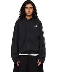 Y-3 - Nylon Wired 3 Stripes Track Jacket - Lyst