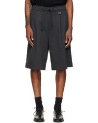 WOOYOUNGMI - Single-Pleat Cotton Shorts - Lyst