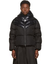 Moncler Black Down Guenioc Coat