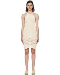 Bottega Veneta - Cotton Mini Dress - Lyst