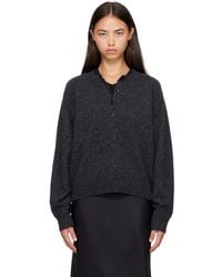 Loulou de Saison - Malo Oversized Henley Sweater - Lyst