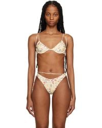 Jacquemus - Off-white 'le Haut De Maillot Barco' Bikini Top - Lyst