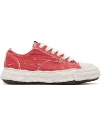 Maison Mihara Yasuhiro - 'Peterson23' Og Sole Ripped Overdye Canvas Sneakers - Lyst