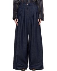 Dries Van Noten - Wide Pleated Jeans - Lyst