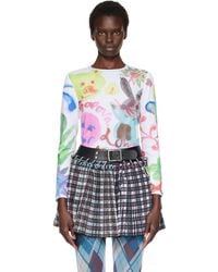 Chopova Lowena - Splat Wet Fitted Jersey T-Shirt - Lyst