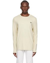 Fred Perry - Twin Tipped Long Sleeve T-Shirt - Lyst