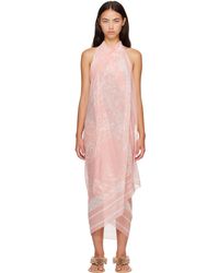 Balmain - Printed Silk Cover-Up - Lyst