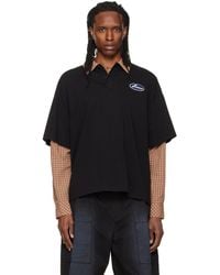 we11done - 'Se11Done' Layered Long-Sleeve Polo - Lyst