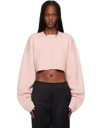 TOTEME - Cropped Oversized Cardigan - Lyst