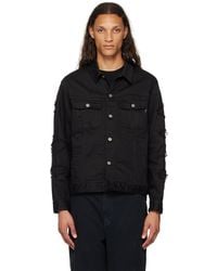 Undercover - Distressed Denim Jacket - Lyst