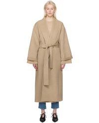 By Malene Birger - Taupe Trullem Coat - Lyst