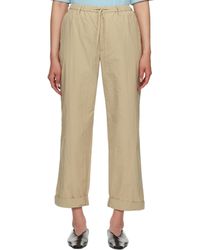 Nanushka - Beige Morris Trousers - Lyst