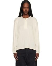 Studio Nicholson - Rutas Jersey Henley - Lyst