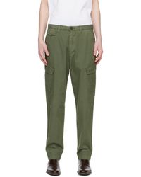 PS by Paul Smith - Green Flap Pocket Cargo Pants - Lyst
