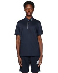 Lacoste - Navy Patch Polo - Lyst